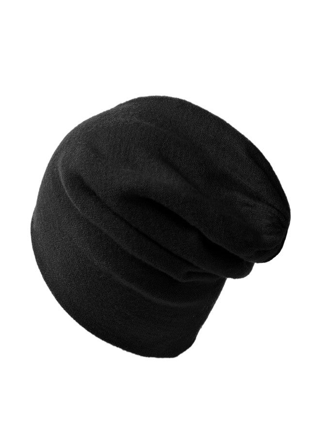Villand قبعة فيلاند الصوفية المصنوعة من صوف ميرينو 100% للنساء والرجال مع حقيبة هدايا، قبعة تزلج مزدوجة الطبقات، قبعة صوفية محبوكة للشتاء (أسود) - Image 2